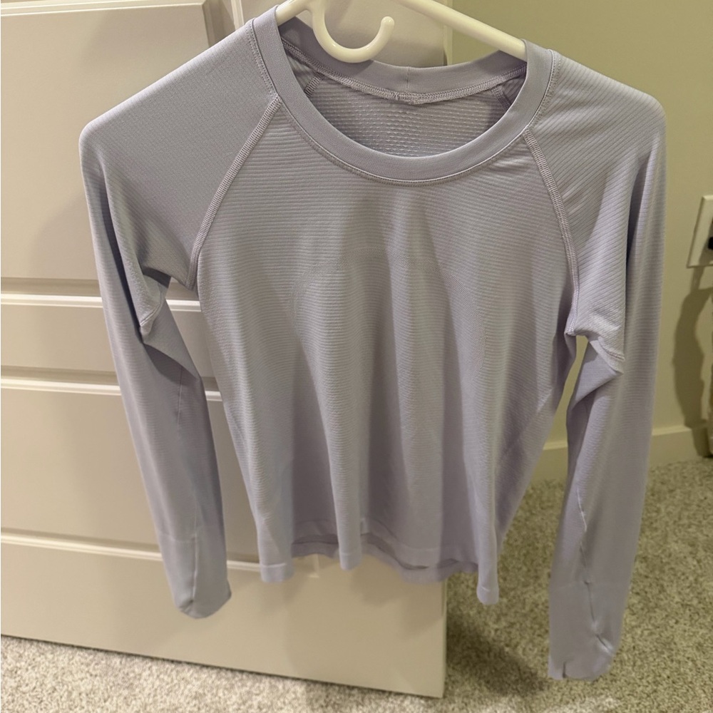 Women's Long Sleeve Top - Light Purple